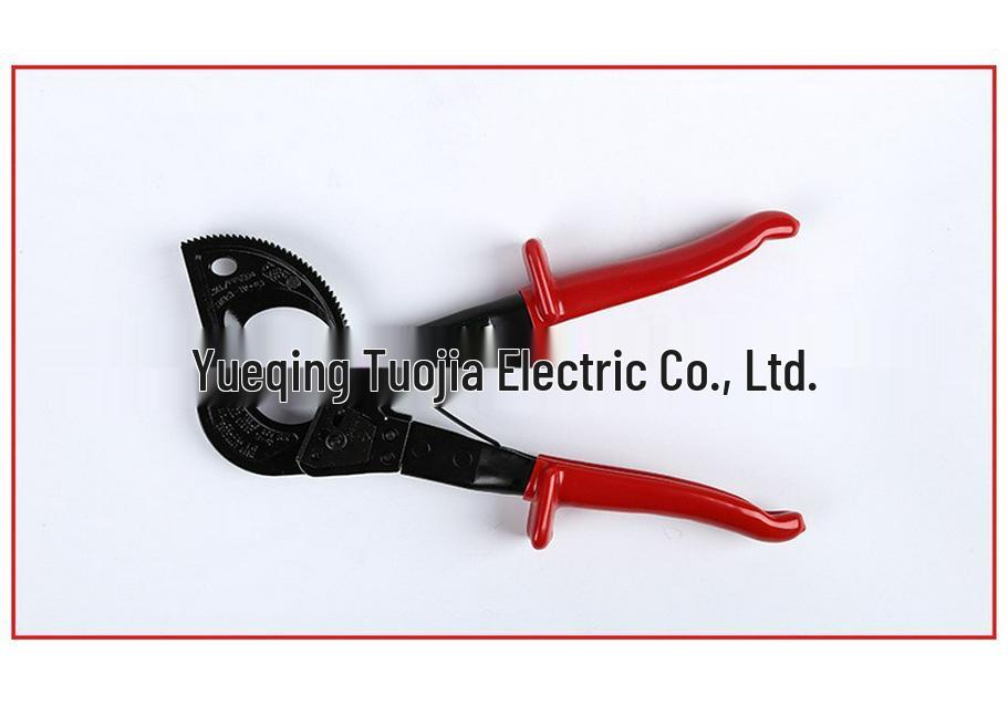 HS-325A Ratchet Cable Cutter & Scissors Pliers for Line Breaking