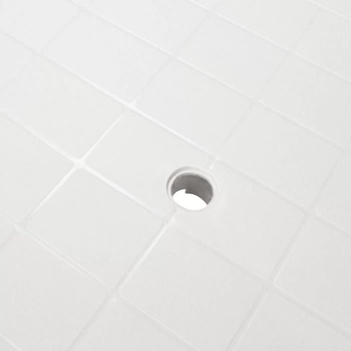 Table de jardin - vidaXL - 101 x 68 x 72 cm - Plastique - Blanc - Résistante aux intempéries