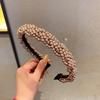 Fasce per Capelli Intrecciate in Perle Vintage Cerchietti Eleganti a Bordo Largo Accessori per Capelli da Donna