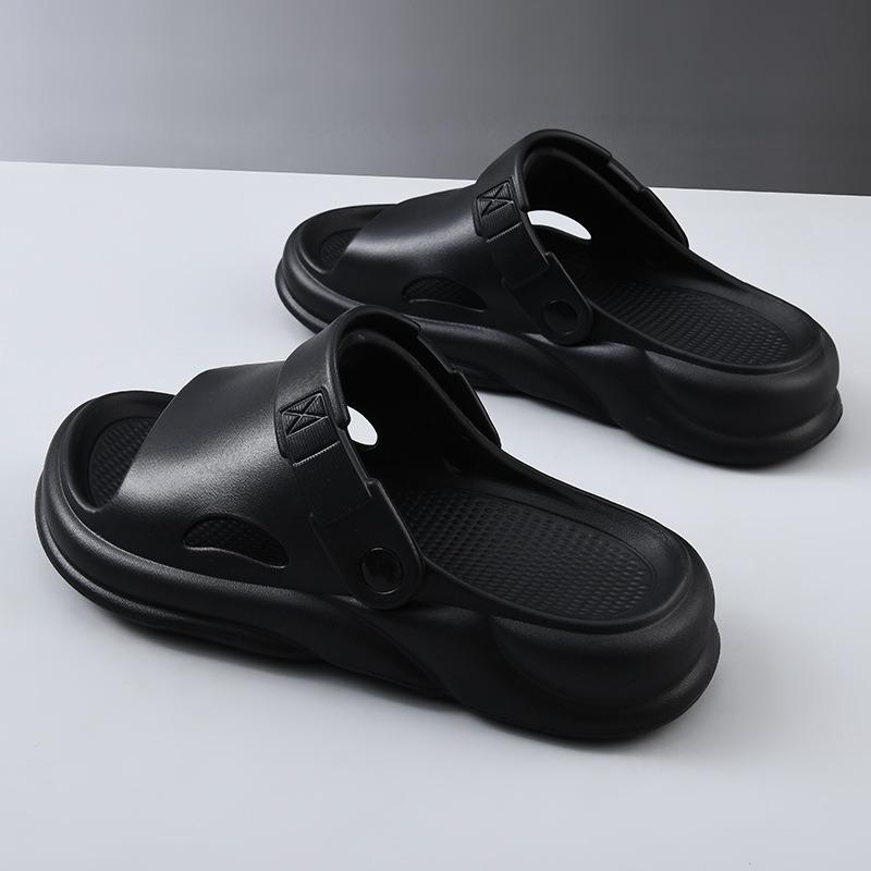 Men's sandals casual color matching fashion versatile summer comfortable breathable room outdoor two wear trendy men's slippers