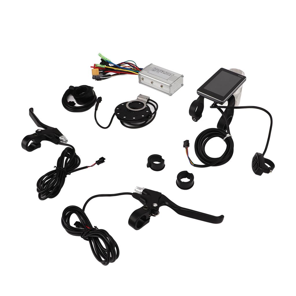 17A 24V 36V 48V 3 Mode Motor Controller GD06 Panel Electric Bike Modified Controller Set for 350W