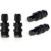VS33 Shorty Black Bolt-in Valve Stems (Set of 4)