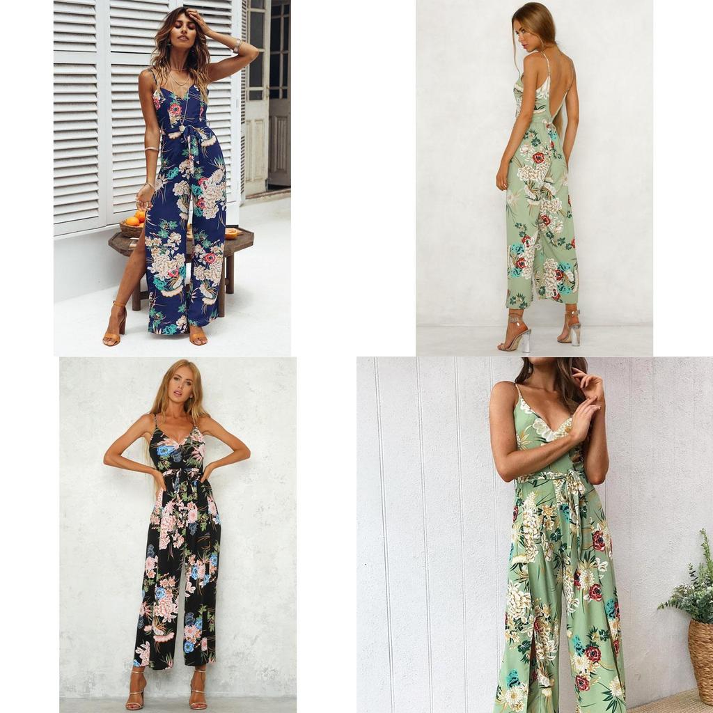 Premium Quality New Women's Floral Playsuit Bodycon Party Jumpsuit And Romper Trousers For Effortless Style