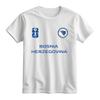 Bosnia and Herzegovina’s Football Fan T-shirt Men and Women Summer Cotton Clothing Round Neck Short Sleeved Tee