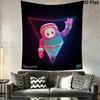 Fall Guys Wall Tapestry Aesthetic Wall Hanging Printed Fabric Blanket Decorative Tapestries for Bedroom Living Room Home Decor