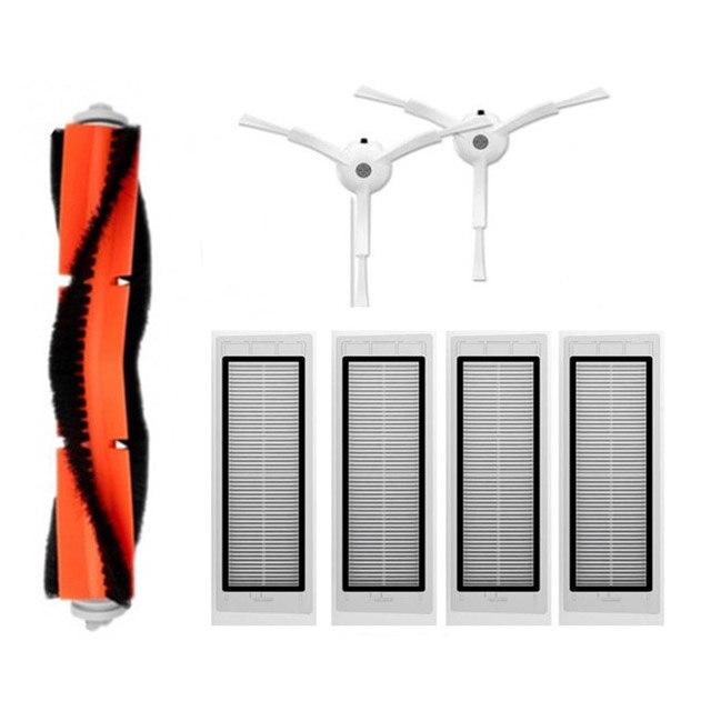 New Main Brush Washable Hepa Filter Side Brush Kit for Xiaomi Mi Vacuum 1st 1S Robot Roborock S50 S51 S55 S6 T60 T61 T65 Parts