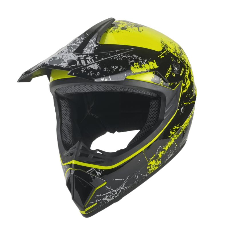 Off-Road Motorcycle Full Helmet 225 White Size 5 Travel Personality Safety Cover Four Seasons Off-Road Helmet