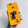 For Honor 7X Case Matte Cover Honor7X 7 X Soft Silicone Cute Cat Cartoon Case For Huawei Honor 7X BND-L21 BND-L22 BND-L24 Coque