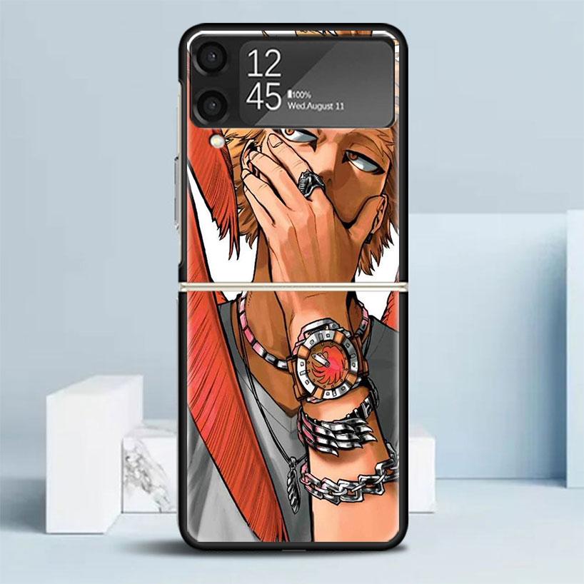 Hawks MHA My Hero A-Academy Phone Case For Samsung Galaxy Z Flip7 Flip6 5G Flip5 Flip4 Flip3 ZFlip 7 6 3 4 5 Shockproof Back Cov