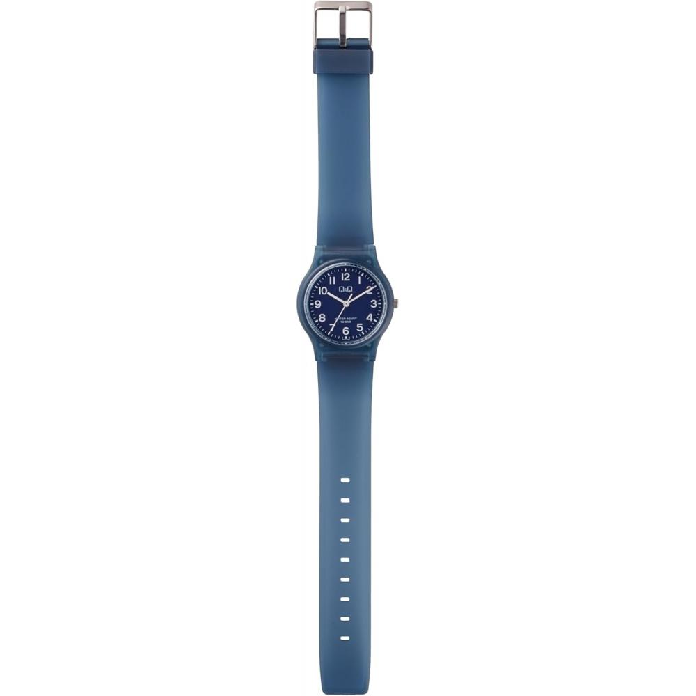Citizen Analog Watch 10 Atm Water Resistant Polyurethane Band Navy Skeleton V06a