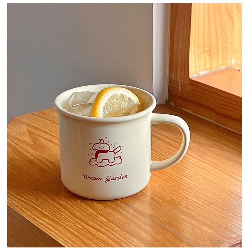 

Cute Puppy Ceramic Cup Mug Milk Cup Couple Coffee Cup Gift Water Cup 301-400ml