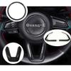For Mazda CX-8 CX8 2016 2017 2018    Car Sticker Ornament Inner Steering Wheel Interior Kit Trim Frame Cover Parts
