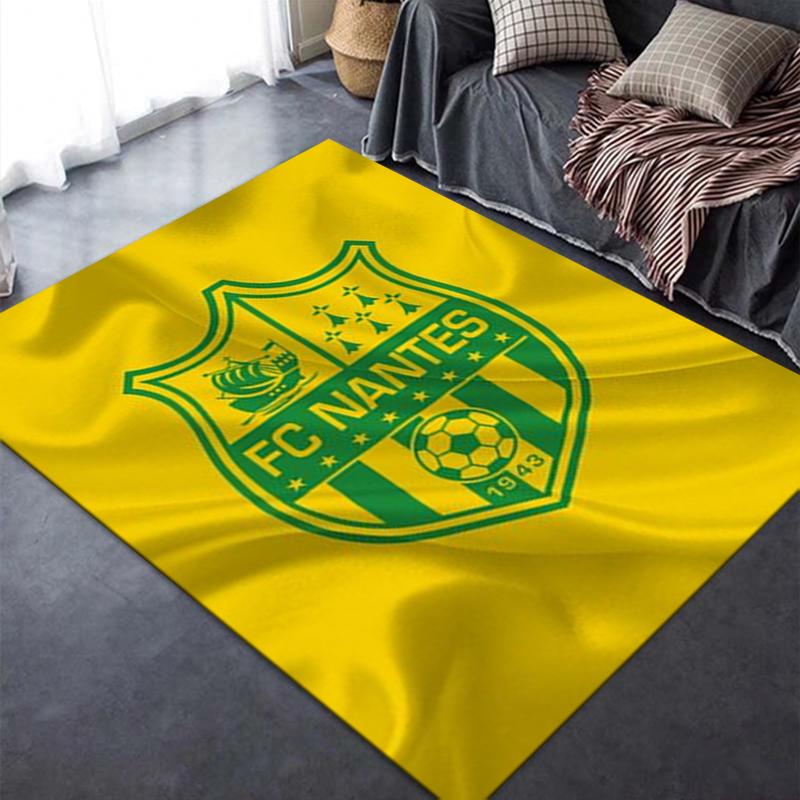 2025 New FC Nantes Carpet Rug for Living Room Bedroom Home Sofa Decoration,Kids play Non-slip Floor Mat