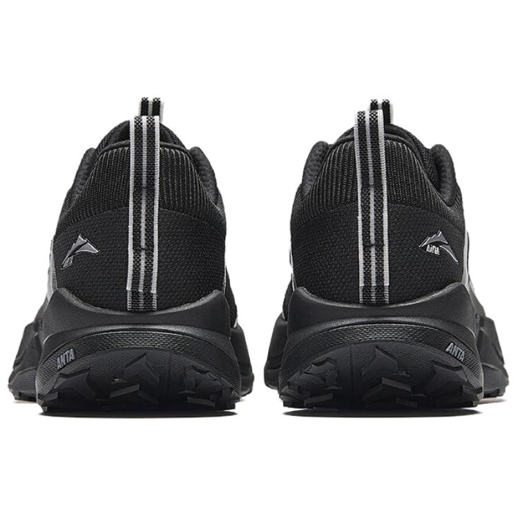 Anta Comfortable Versatile Non-Slip Wear-Resistant Low-Top Casual Shoes Men Sneaker Black 112528869-2
