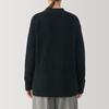 MUJI Women's Wool Blend Boucle V-Neck Cardigan, Dark Gray, Size BA1PNA4A, Women's Size S