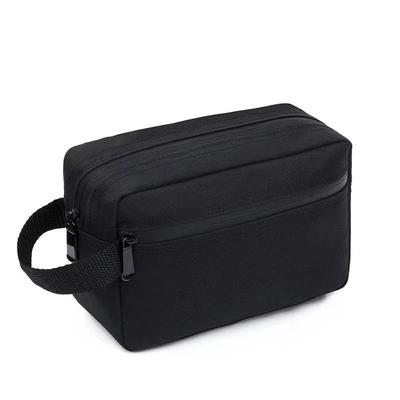 Waterproof Oxford Cloth Makeup & Wash Bag: Large-Capacity, Multifunctional, Portable Clutch.