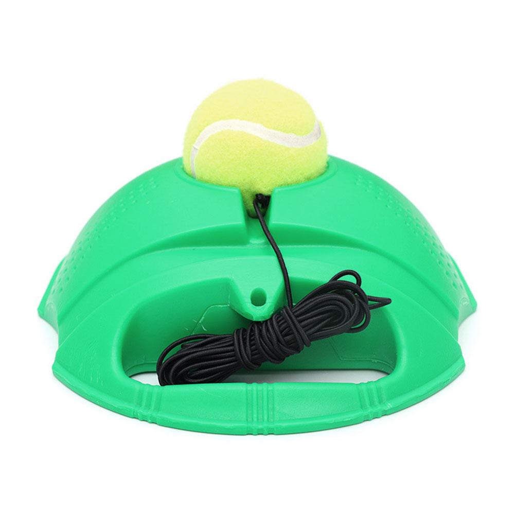 1 Set Heavy Duty Tennis Training Equipment Self-Duty Rebound Tennis Trainer Sparring Device Rebound Ball with Long Elastic Rope
