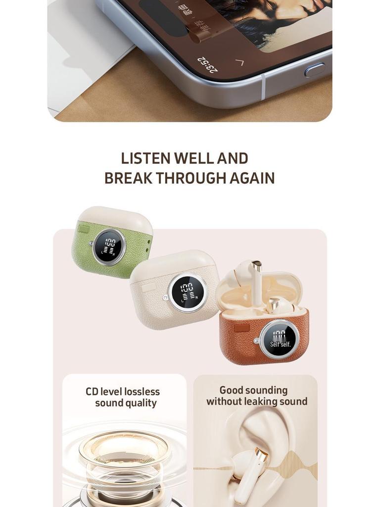 M88 ANC Noise-Canceling TWS Low-Latency Bluetooth Gaming Earphones with Heavy Bass