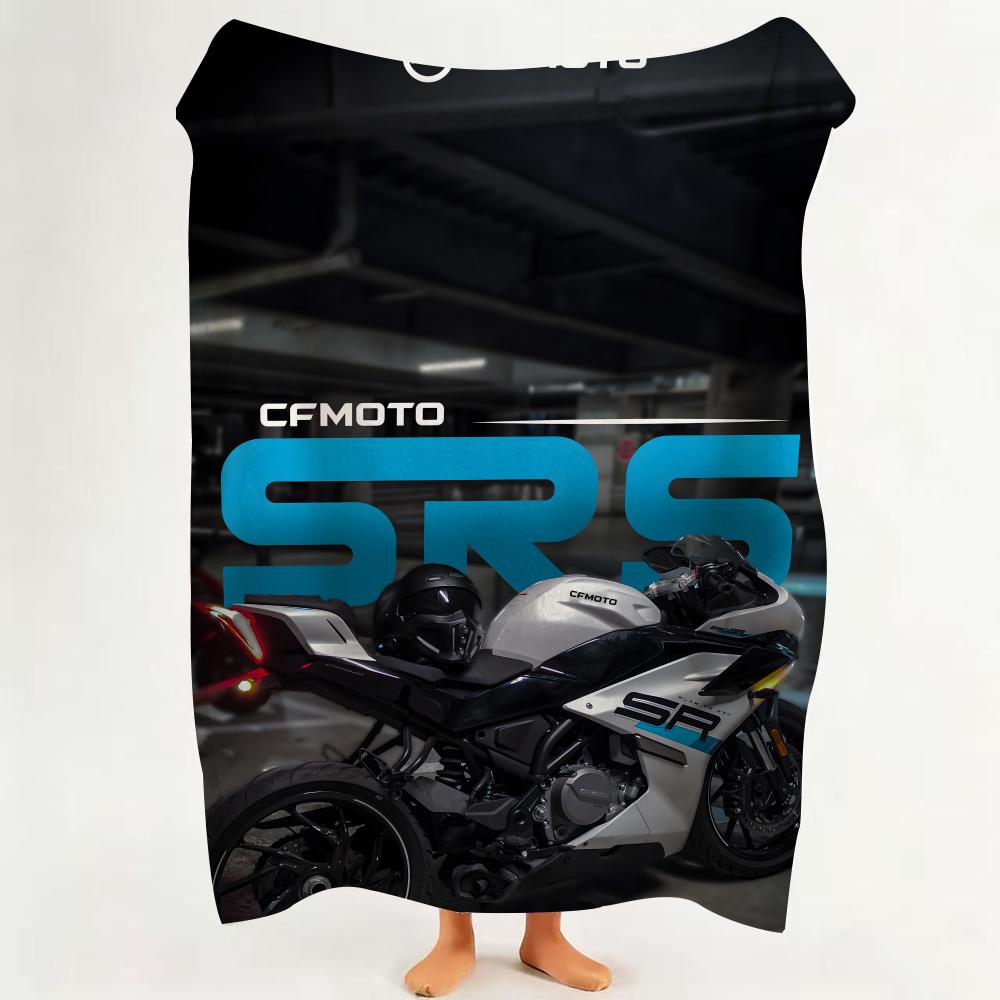 

motorcycle CCFMOTO Throw Flannel Throw Blanket Suitable for Sofa Living Room Bedroom 75cmx90cm
