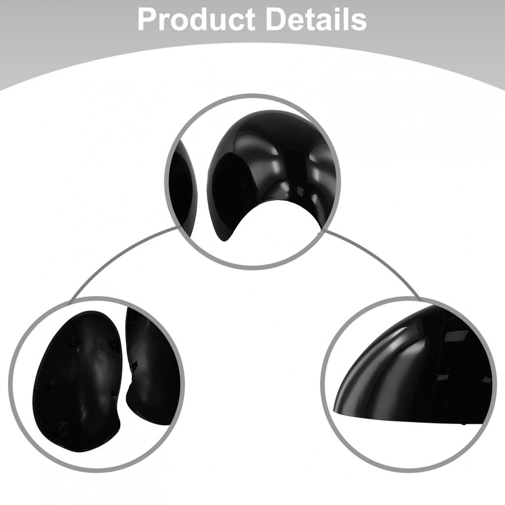 Für MINI Für Cooper F54 F55 F56 Schwarz Seitenspiegelabdeckung Kappe Ersatzteil