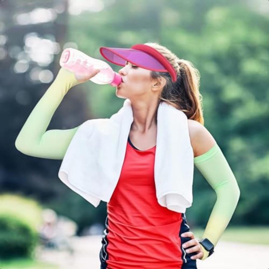 12 Pack Unisex Sun Visors PVC Plastic Visors Wide Brim Clear Sun Hat Beach Cap for Sports Outdoor Summer Beach Activities