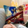 Cartoon S-Sonics Maple Design Cushion Cover Happy Autumn Harvest decor Holiday Decorati Pillow Cover