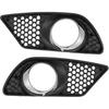 Fog Light Grill for Mercedes Benz C230 C250 C300 C350 W204 Front Bumper Fog Light Grille Cover 1 Pair Fog Light Chrome Shell A2048850253/A2048850353