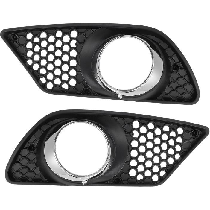 Fog Light Grill for Mercedes Benz C230 C250 C300 C350 W204 Front Bumper Fog Light Grille Cover 1 Pair Fog Light Chrome Shell A2048850253/A2048850353