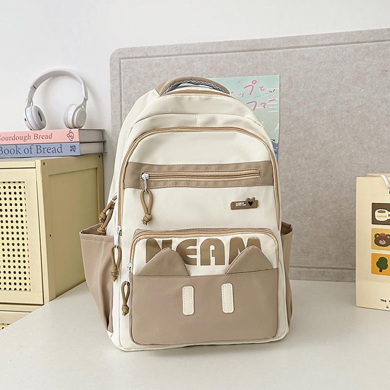 New Fashion Schoolbag Japanese Ins Small Fresh Casual Backpack Lightweight and Simple Student Backpack