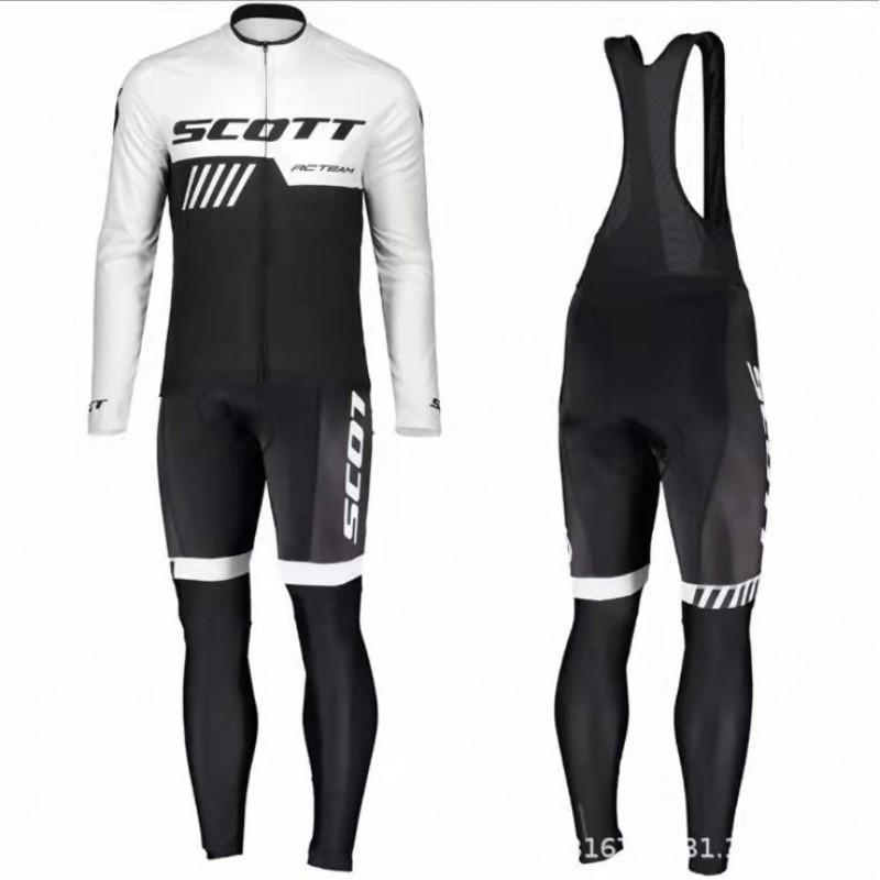 Men Women Cycling Jersey Set Long Sleeve Quick Dry Breathable Performance Wear Road Mountain Bike Winter