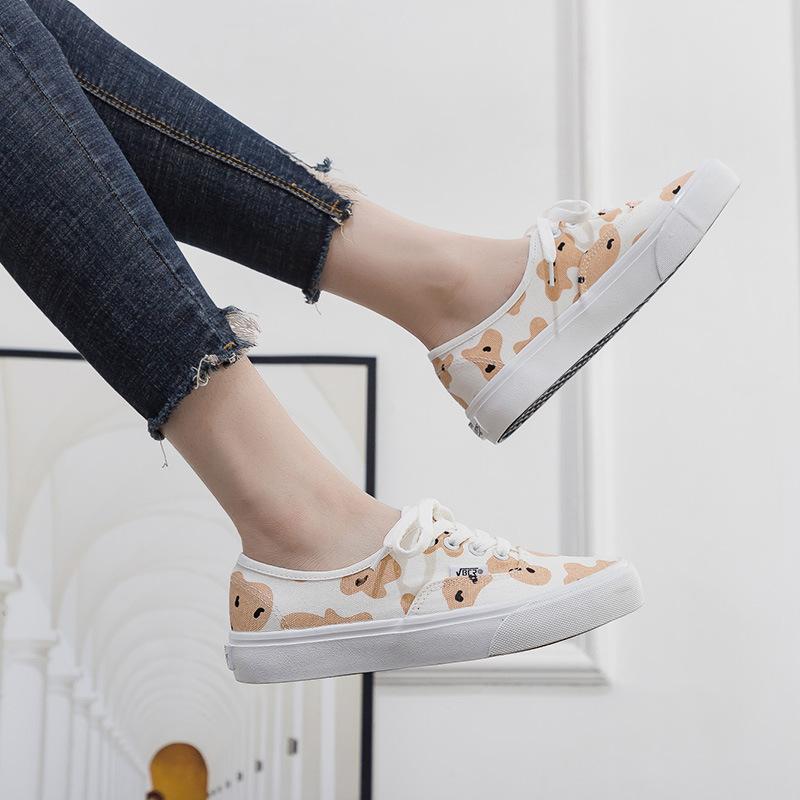 New Style Flat Canvas Shoes Breathable Fashion Women Casual Shoes Trendy Shoes