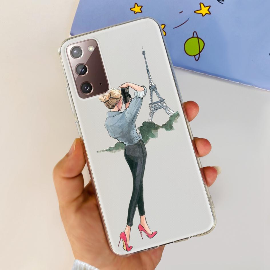 For Samsung Note 20 5G Case SM-N981B Popular Flower Slim Soft Silicone Phone Cover For Samsung Galaxy Note20 Ultra 5G Funda Capa