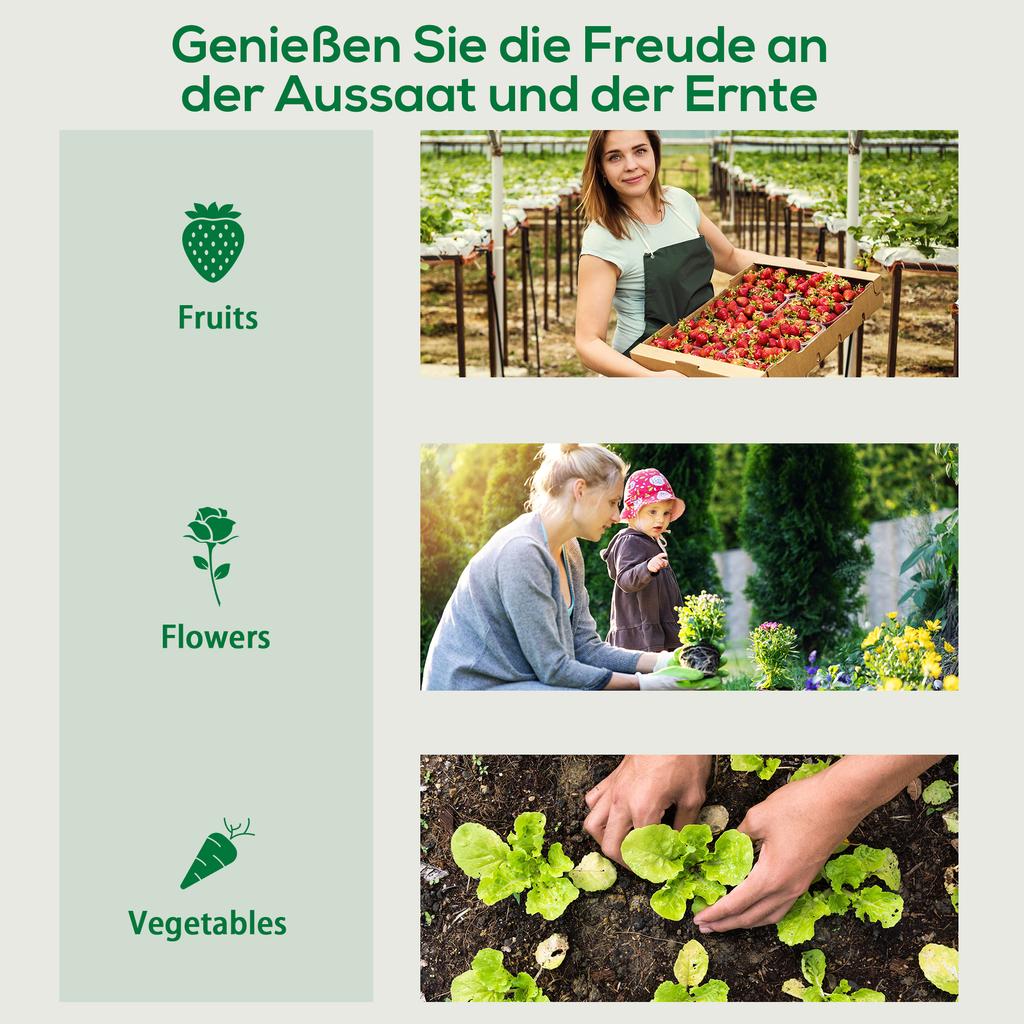 Greenhouse with Side Window, Roll-up Door, Windproof, Steel Frame, Plastic Tarpaulin, White, 200 X 76 X 168 Cm