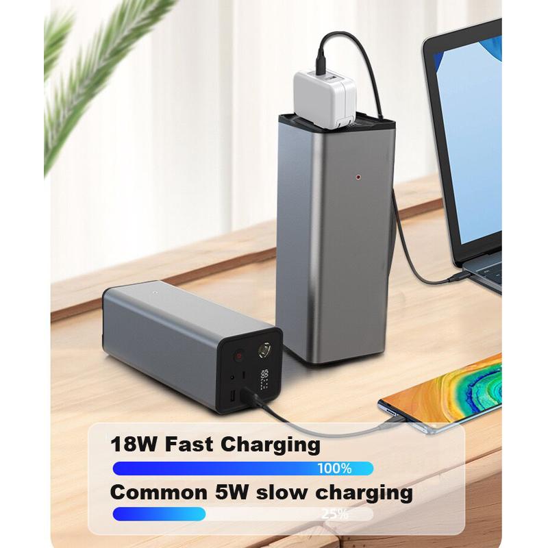 CSC Solar Generator 100V To 240V AC 200W Portable Power Station 220V Emergency Power Supply Electric Station for Home