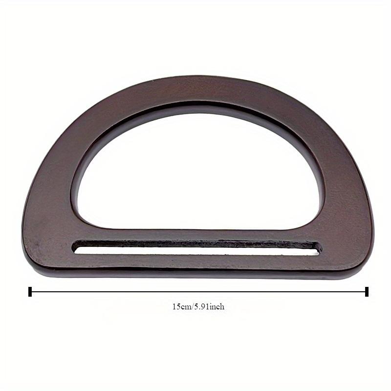 2pcs Shaped Wooden Bag Handles Many Colors Replacement Accessories for Handbags DIY Craft Supplies.