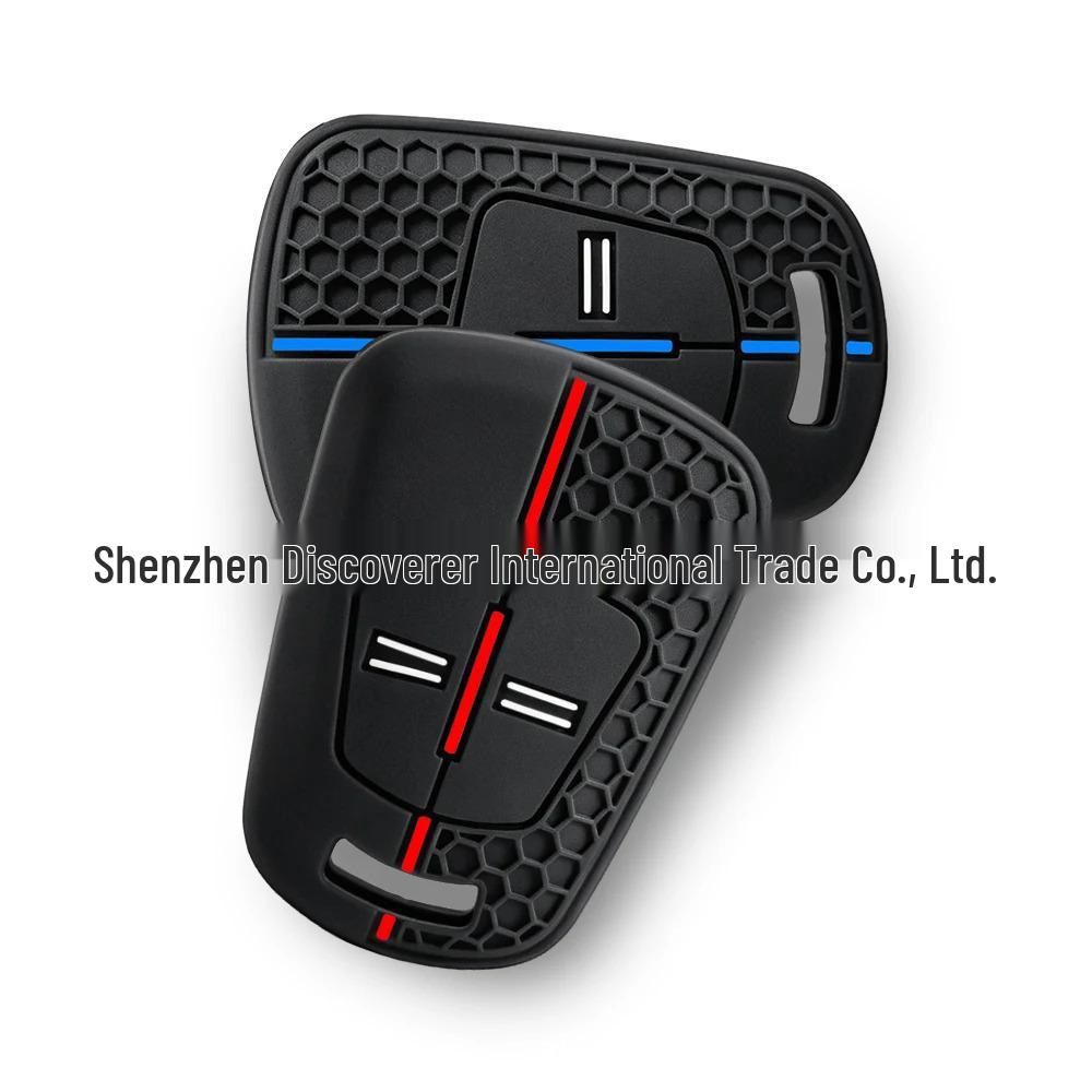 Two-Button Silicone Car Key Cover for Opel Vauxhall Corsa, Agila, Meriva - Hot Sale