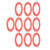 10 Pcs PET Double Sided Tape Strong Viscosity Waterproof Firm Fixation Red PET Mounting Tape