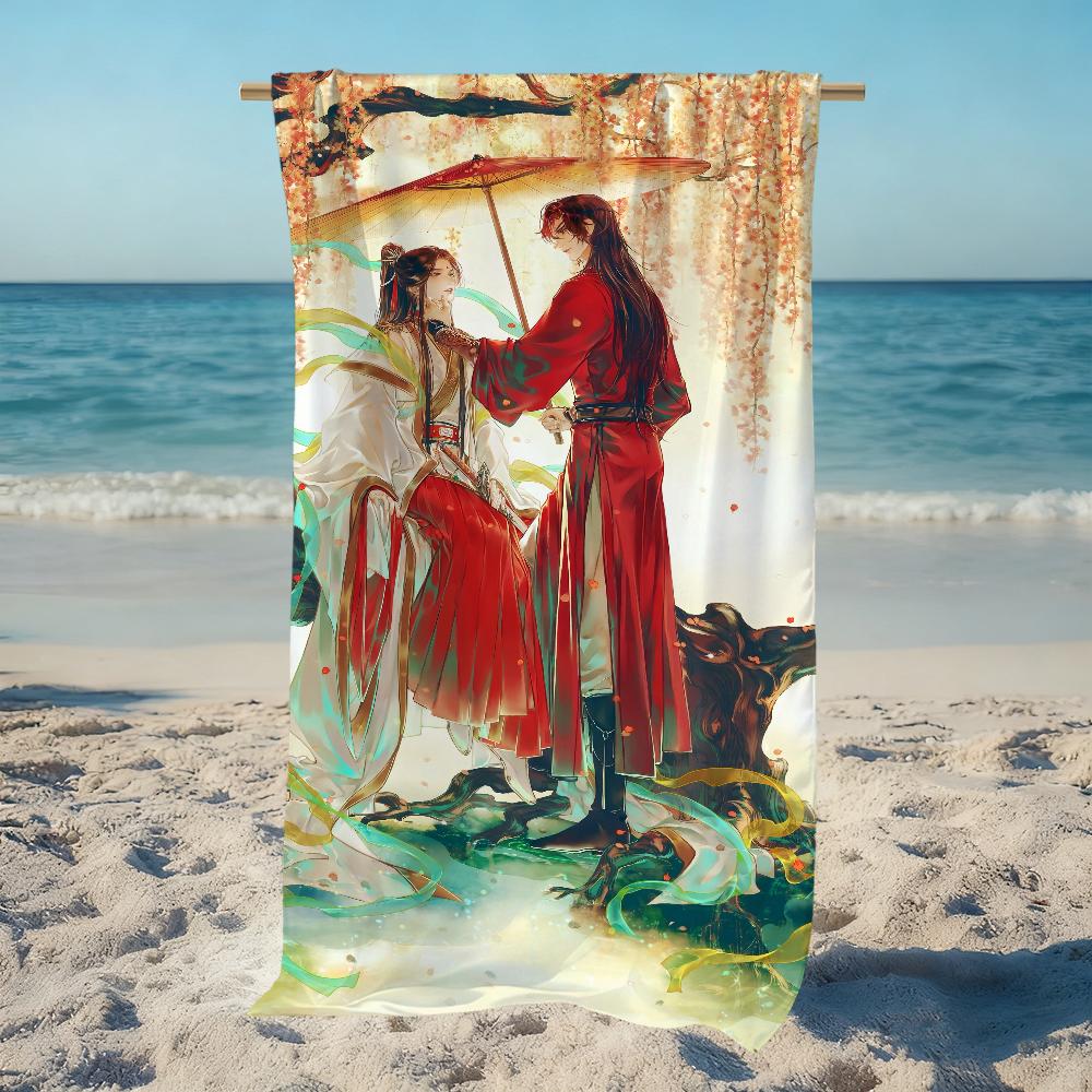 T-tian G-guan Ci Fu anime Towel Beach Quick Dry Soft Pool Towels Gift for Travel Gym Shower Camping sports