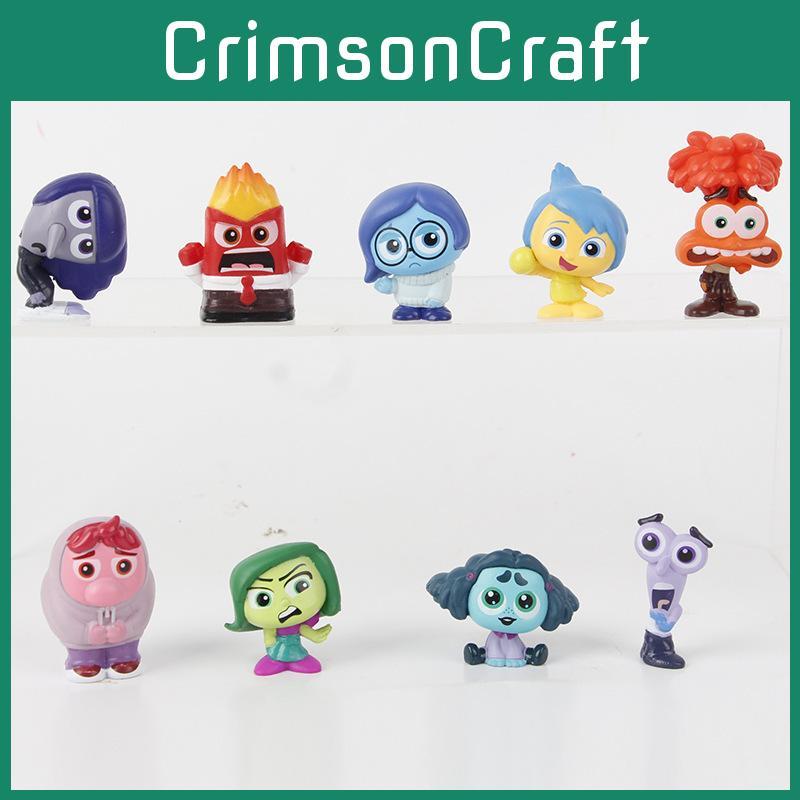 Adorable Inside Out Miniature Figurines Collection Pvc Brain Teasers Toys Models
