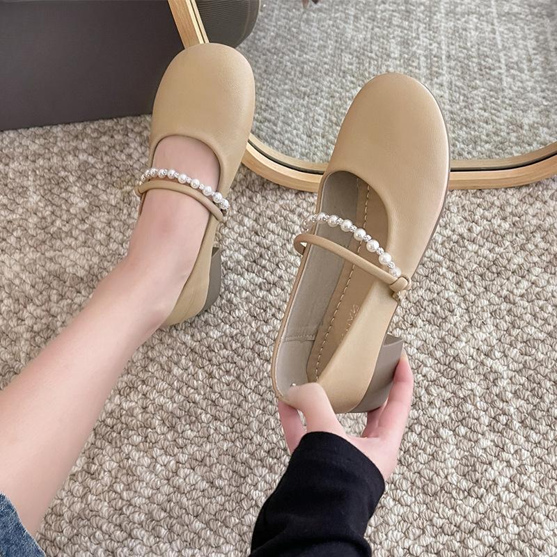 New Pearl Single Shoes for Women and Pregnant Women