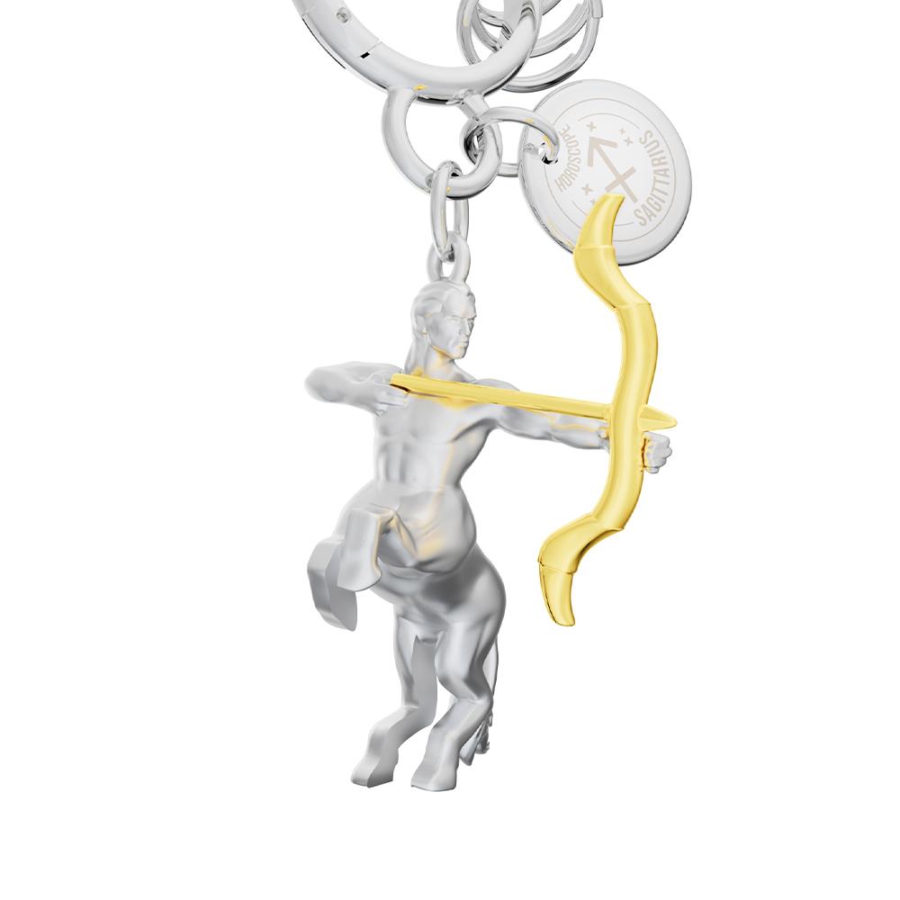 CHOCLI METALMORPHOSE COLLECTION Belgian Metal Keyring - Constellation Sagittarius
