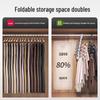 Multi-functional Folding Pants Rack: Seamless Multi-layer Storage Hanger for Wardrobes