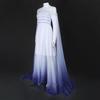 Cosplay Frozen 1 Princess Elsa Dress COS Dress Elsa gradual change mesh dress Halloween stage show