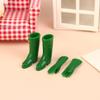 1Set 1:12 Dollhouse Miniature Rain Boots Gardening Gloves Gloves Baking Gloves Laundry Mitts Model Farm Decor Toy