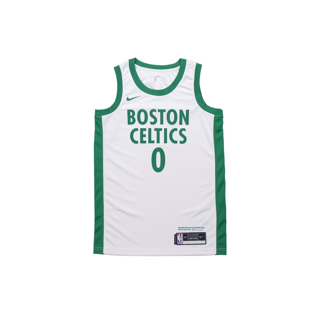 Nike City Edition 20-21 Jason Tatum Celtics No. 0 Quick Dry Basketball Jersey Men Jersey White CN1715-104