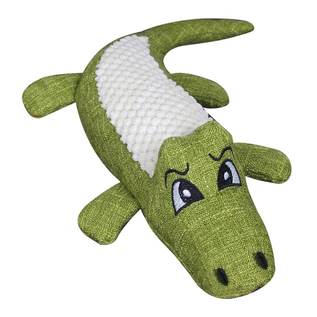 Plush Squeaky Dog Toys Interactive Fun Cartoon Animal Shape Bite Resistance Teeth Grinding Stuffed