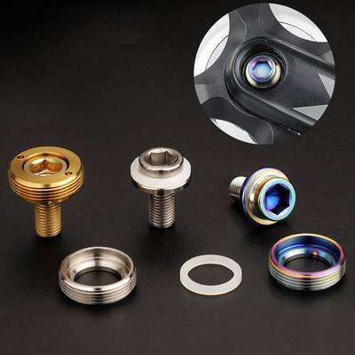 8x15mm jízdní kola Šroub kliky Jízdní kola Čtvercový kužel Spodní držák Upevňovací šrouby Šroub kliky z titanové slitiny Trvalý