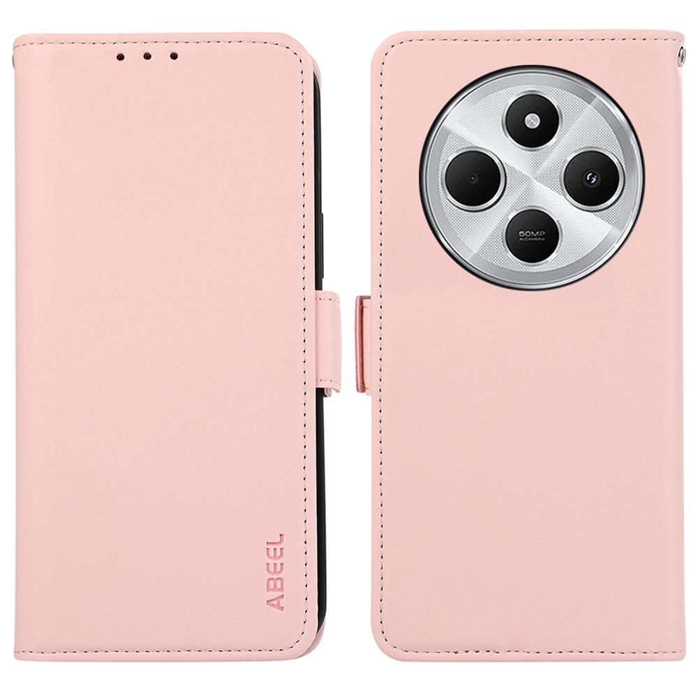 ABEEL For Xiaomi Poco C75 4G/Redmi 14R 5G/14C 4G Case Leather Phone Cover with RFID Blocking Wallet