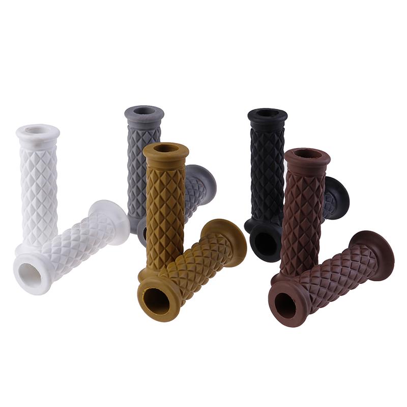 Pièces Café Racer Rétro Disponibles Poignée de Moto en Caoutchouc Pour Guidon de Moto