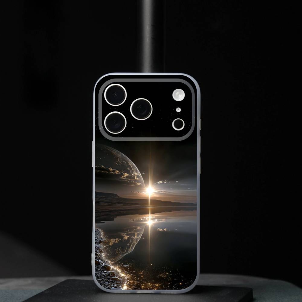 Moon Galaxy Universe Cool For iPhone 11,12,13,14,15,16,17,Pro,Max,Plus,Mini,SE4,E Phone Case Magnetic For Magsafe Wireless